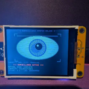 ESP32 Based digital electronic art display piece