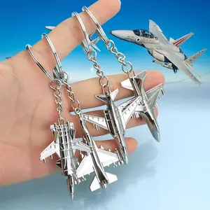 3D Airplane Keychain Aviation Airplane Model Gift Pendant Travel Aviation Model Museum Souvenir J-20