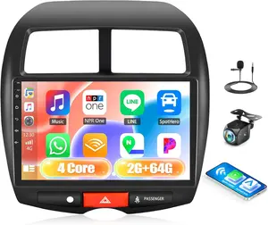 [2+64G] Android 13 Car Stereo Upgrade for Mitsubishi Outlander Sport 11-17/ASX 13-15/RVR 11-17 with Wireless CarPlay&Android Auto,10.1" IPS HD Touch Screen Car Radio,GPS,5G WiFi,Bluetooth,FM/RDS,SWC