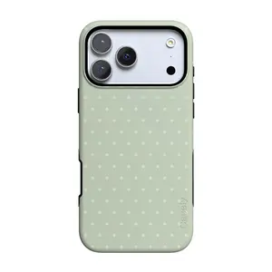 Casely iPhone 17 Pro Max Case | On the Dot | Green Polka Dot | Bold Protective Design | Compatible with MagSafe