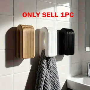 Automatic Locking Towel Rack, Gravity Wall Mount, Modern Wall-Mount Towel Clip Hook, Novelty Towel Holder for Towels, Cloths & Rags, Bathroom Accessory, Wall Mounted Hook, Towel Hooks, Bathroom Organizing Accessories