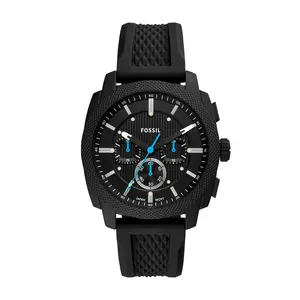 Fossil Men's Machine Chronograph, Black Stainless Steel Watch