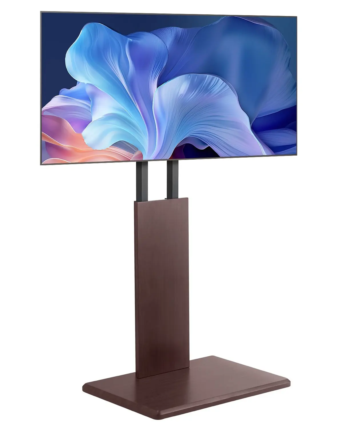 Universal Tabletop TV Stand For 32-70 Inch Flat Screen Televisions - Swivel And Height Adjustable Mount, Supports Up To 99 Lbs - Includes Built-In Power Strip Station, VESA 600 X 400 Mm - Ideal For Living Room And Bedroom