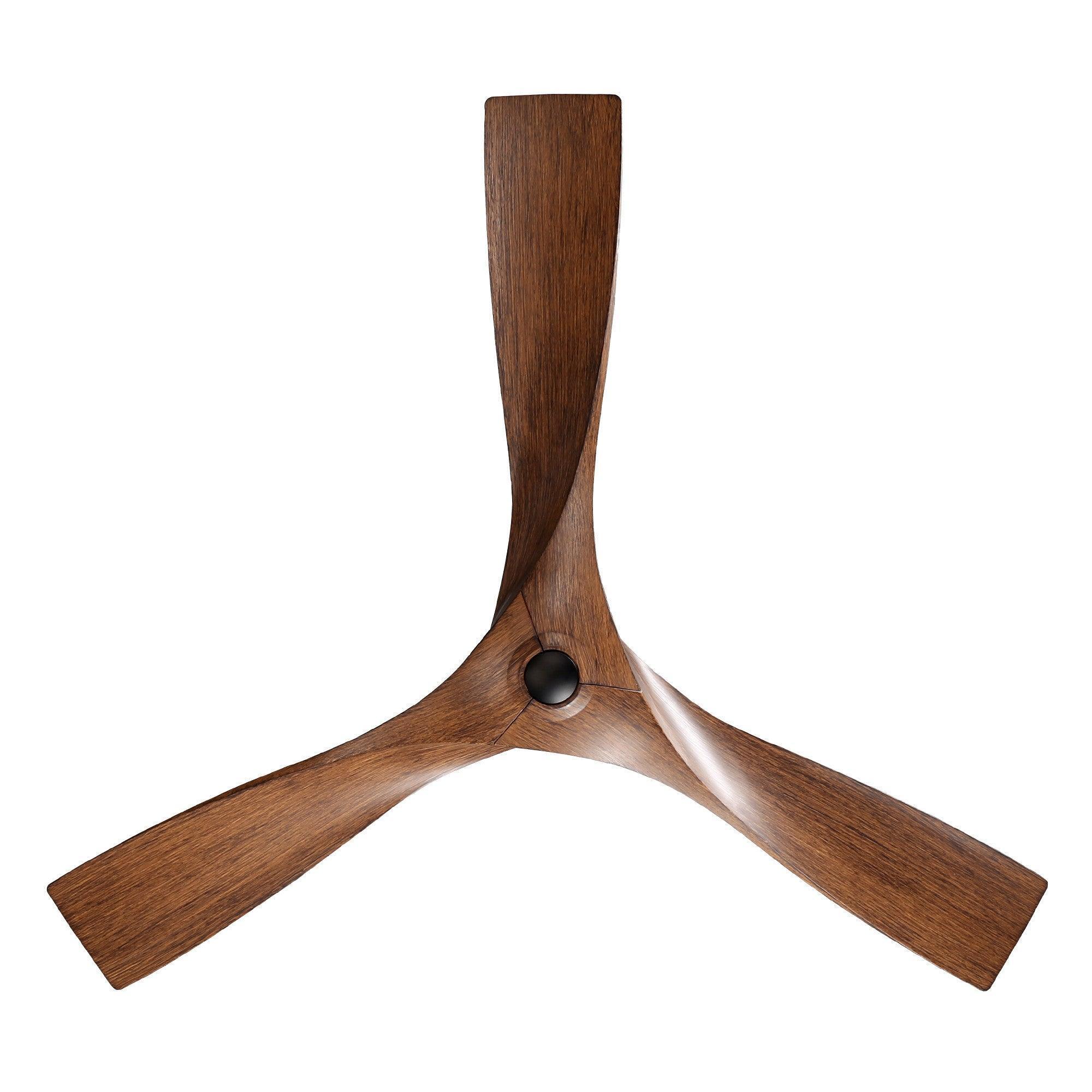 52" Windmill Industrial Ceiling Fan with Remote, DC Motor Reversible Downrod Mount