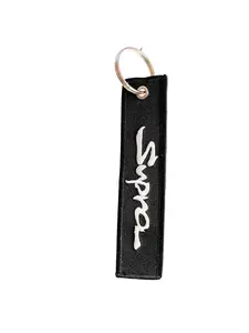 JDM Jet Tag Embroidered Keychain - Supra
