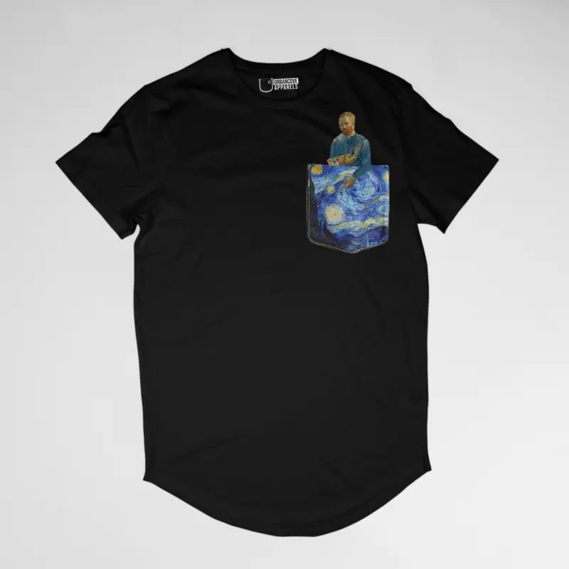 Van Gogh Starry Sky Pocket T-Shirt