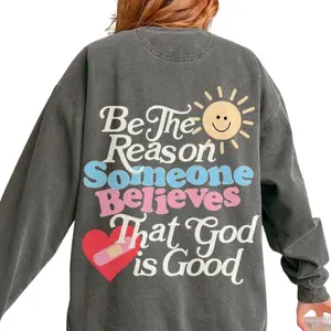 God Is Good-Jesus Sweatshirt Aesthetic Christian Women's Religious Shirt Bible Verse Shirt Christian Gifts, Sweatshirt