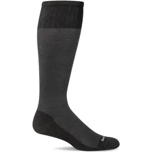 Sockwell Men's The Basic | Moderate Graduated Compression Socks - Black LXL