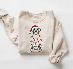 Festive Labrador Christmas Sweatshirt | Santa Labrador Sweater | Christmas Dog Matching| Labrador Dog Lover Gift
