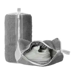 Shoe Washing Machine Bag, 2pcs Cabbirx Laundry Shoe Bag for Washer and Dryer Reusable, 360° Deep Cleaning With Durable Zipper, Washer Balls Include