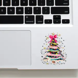 Coquette Bow Christmas Tree Girls Winter Xmas 2x2 inches Cut Out Sticker