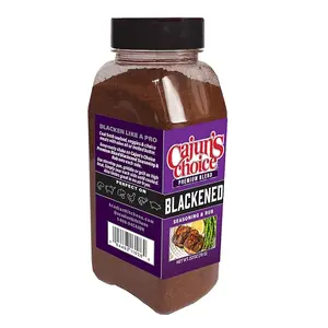 Blackened Seasoning & Rub 22 ounce by Cajun's Choice