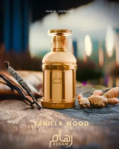 Vanilla Mood Reham | Unisex EDP by Paris Corner Perfumes | 100ml 3.4 Fl Oz Glam Woody