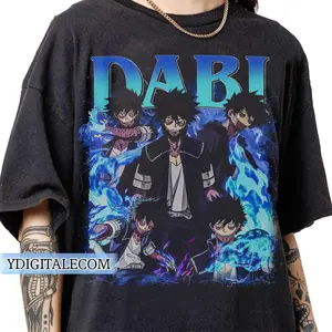 Vintage 90s Graphic Style Dabi My Hero Academia T-shirt, Retro
