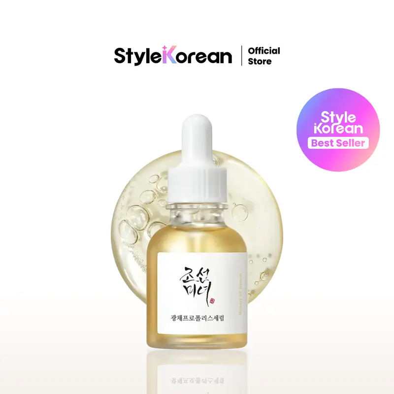[Beauty of Joseon] Glow Serum: Propolis+Niacinamide 30ml, Boost Serum, Brightening Hydrating Skincare, Firm Texture Like Honey Without Stickiness, Daily Anti-aging & Fine Line Reducing Skin Care, Moisturizer, Skin Repair, Glow Finish, Korean Skin Care