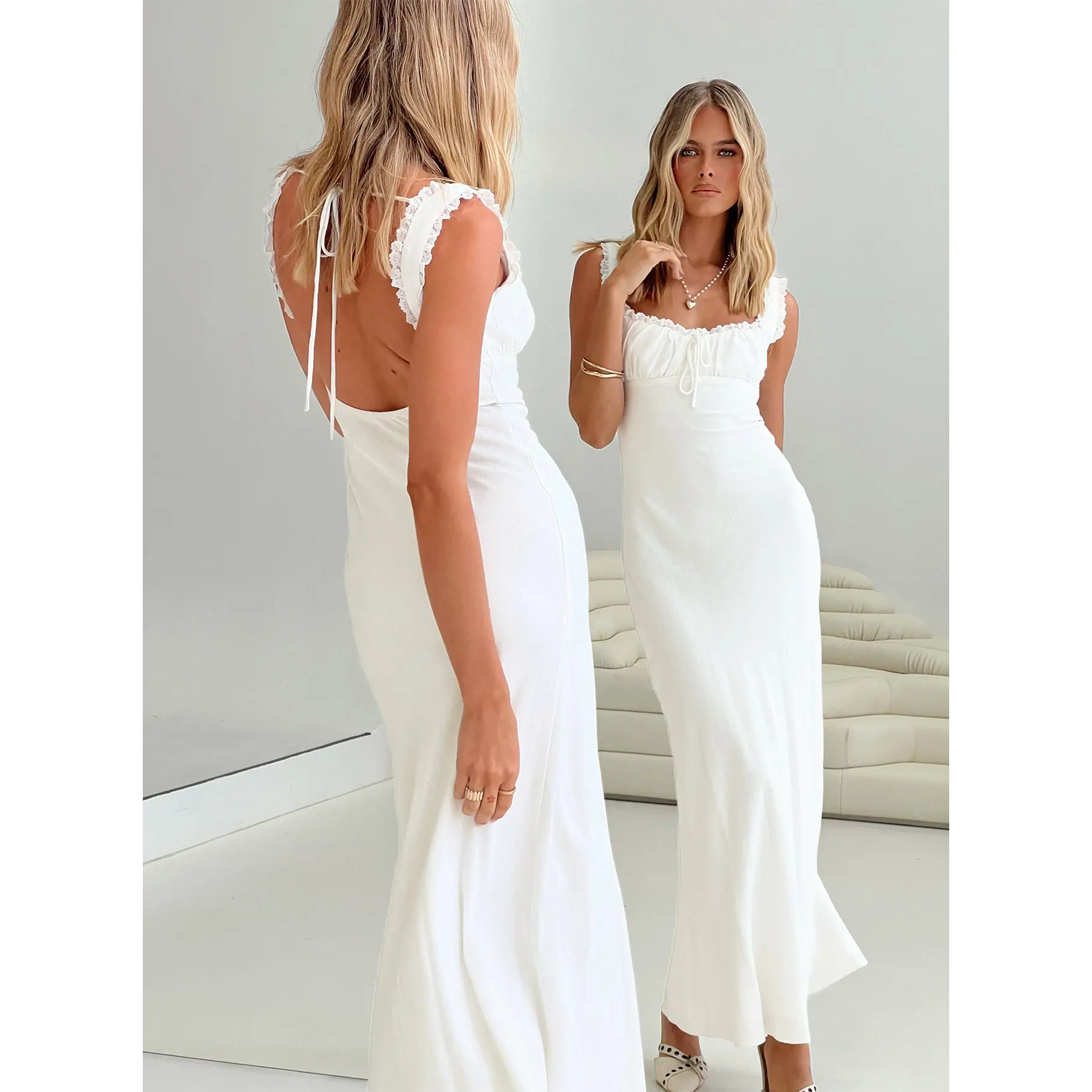 maxi bodycon red dress Veyra Maxi Dress in Red