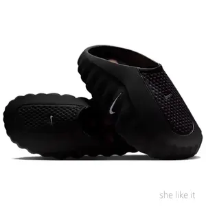 Mind 001 Black Chrome Stylish Comfortable Non-slip Durable Sports Slippers