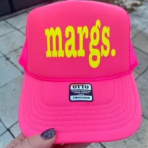 Margs Hat Neon Pink