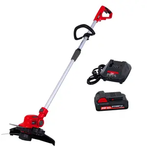 Ecomax 20V Cordless String Trimmer & Edger with 20V 2.0Ah Battery and Charger