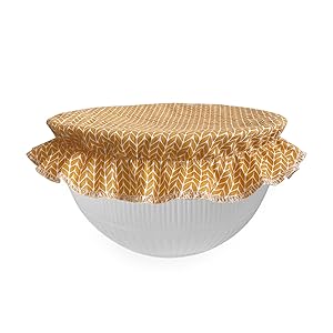 Beeswax Bread Bags,Bread Bag for Homemade Bread With Cotton Bowl Cover,Freezer Storage Bag to Keep Fresh,Sourdough Bread Food Bag Baking Set