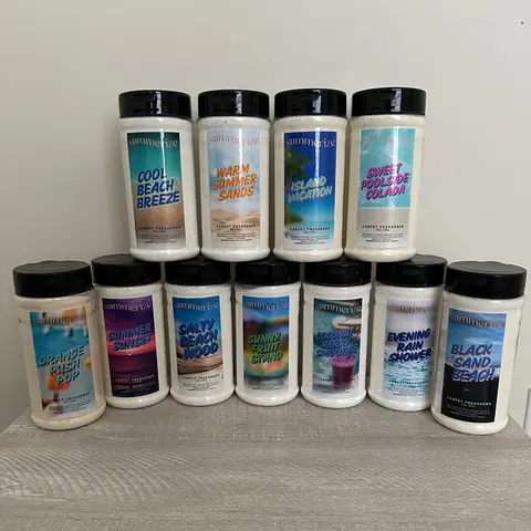 Carpet and Upholstery Freshener for Tropical Scented Household Fragrance - Homemade in USA for Rooms with Carpet