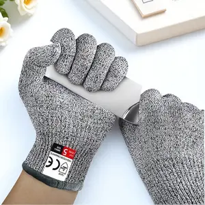 Cut-Resistant Puncture-Proof Safety Gloves : Non-Slip, Breathable & Durable for Kitchen, Fishing, Outdoor Work – Heavy-Duty, Anti-Tear with Grip Design