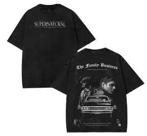 Supernatural Join The Hunt T-Shirt, The Family Business Shirt, Retro TV Show T-Shirt, Winchester Brothers Gift Tee, Vintage Car Graphic Shirt