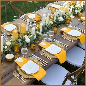 13" Gold Charger Plates Set of 20, Plastic Reef Plate Chargers Bulk, Round Charger for Dinner Plates, Table Chargers for Wedding Decor