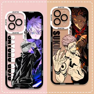 Jujutsu Kaisen Satoru Gojo Comics Phone Case for iPhone case 17/16/15/14/13/12/11  Lite Clear Cover Anime Fundas
