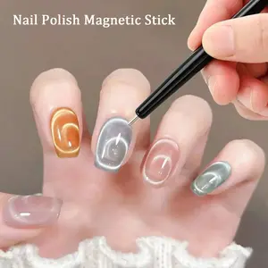 1pc Cat Eye Nail Magnet Magnetic Pen 11cm Suction Steel Ball Magnet Pen Nail Art Tools Cat Eye Gel Nail Polish Magnetic Stick,Nail Supplies,Nail Tools,Nail Art Tools,Back To School,Nails,Nail Tools For Press On Nails