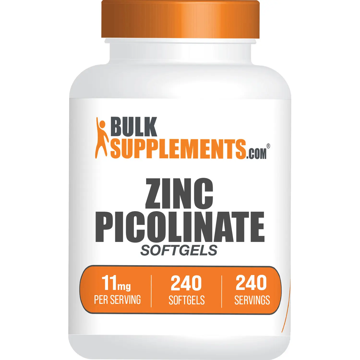 BulkSupplements - Zinc Picolinate Softgels - 240 Softgels - Immune - Digestive Support - 11mg of Zinc per Serving BulkSupplements - Zinc Picolinate Softgels - 240 Softgels - Immune - Digestive Support - 11mg of Zinc per Serving