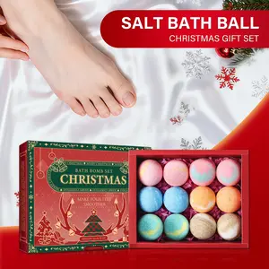 New salt bath ball Father's Day and Mother's Day gift box set bubble bath bath ball bubble bath ball clean whole body fragrance essential oil