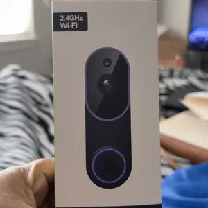 Wireless Video Doorbell Camera, Smart Security Doorbell Camera, 1080P, AI Human Detection , Night Vision, Instant Alert, Two Way Audio, 2.4G WiFi Only, Simple Installation and Rechargeable Battery, Cloud Storage, WiFi Camera