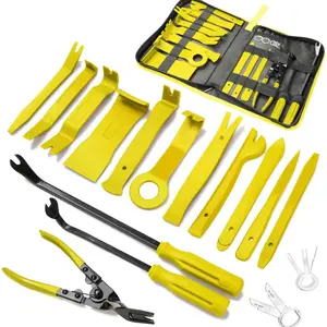 19Pcs Trim Removal Tool Kit - Car Panel, Door & Audio Trim Tools with Storage Bag door panel car tool