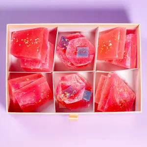 Watermelon Citrus Pink Calcite Crystal Candy Collection