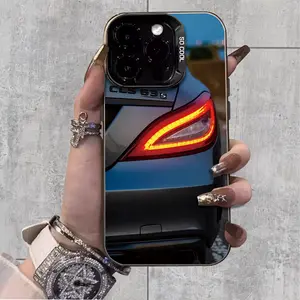 Phone case: Demon Eye CLS |   German Sports  Art - Durable & Long-Lasting |    Protection |   Shockproof & Drop- |   Light Luxury Silvery Finish |   Comfortable & Non-Slip |   Minimalist Design, IMD Flat Printing, Compatible with iPhone 17/16/15/14/13/12/