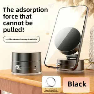 1Pcs Magnetic Phone Holder for Car - 360° Rotating Vacuum Suction Mount with Strong Adhesion, Universal Phone Stand for Home, Office & Dashboard Use