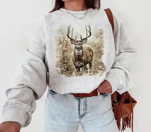 Vintage Deer Shirt, Deer Shirt, Retro Deer Shirt, Buck Shirt, Animal Lover Shirt, Vintage Buck Shirt, Retro Fall Shirt, Hunting Camo Shirt