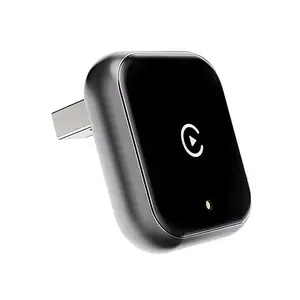 2026 latest model 2 in 1 Wireless CarPlay Adapter, forBoth Apple and Android, Converts Wired to Wireless,Fast Connection, No Latency