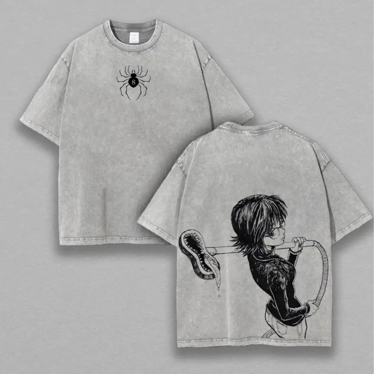 Shizuku Hunter X Hunter Ver 2 Blowshitsu Shirt, Phantom Troupe shirt Anime Double Printed Vintage Washed Tee Unisex Oversize Heavyweight Cotton T-shirt for Anime Fans and Lovers,funny graphic tee,good graphic tees,vintage shirts,outdoor casual men