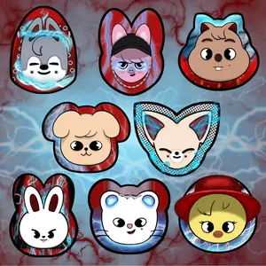 THUNDEROUS ANIMAL Inspired K-Pop Stickers for Car, Laptop & and any other flat surface!