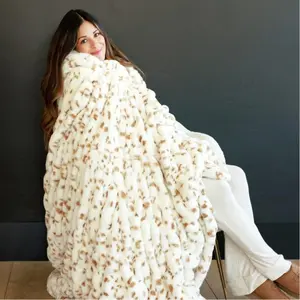 Hugs Spotted Fawn Blanket - Soft Plush Design in Elegant Spotted Pattern Hugs Spotted Fawn Blanket - Soft Plush Design in Elegant Spotted Pattern