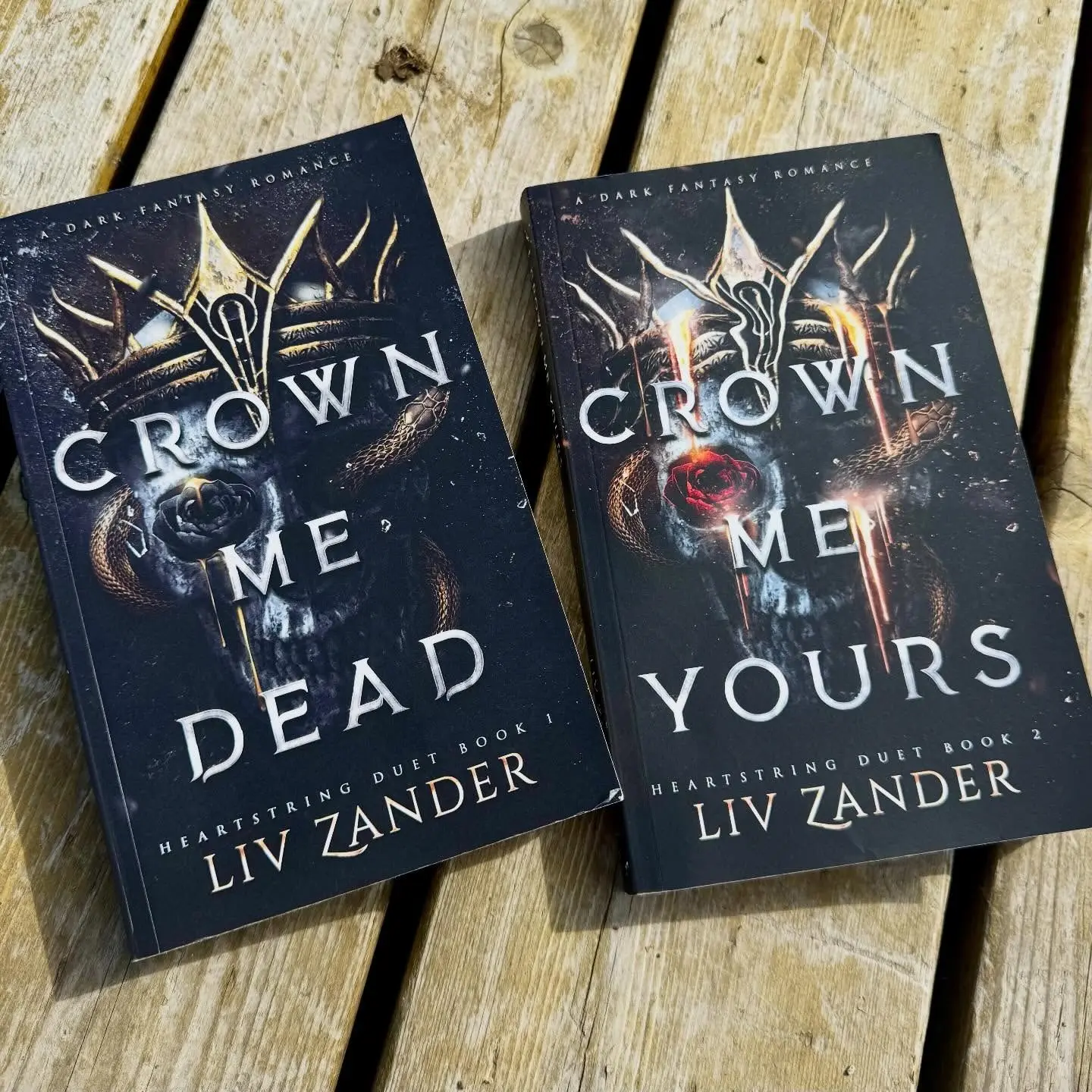 CROWN ME DEAD & CROWN ME YOURS by Liv Zander – Complete Heartstring Duet 2-Book Set