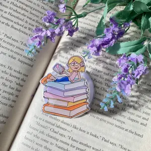 Book Stack MagSafe Phone Grip, Magnetic Kindle eReader Holder, Bookish Aesthetic Phone Stand, Reader Gift, Book Lover Accessory for Phone or Kindle