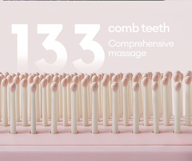 PAXA Air Cushion Massage Comb Hollow Massage Comb Cylinder Styling Curl Comb - Daily Care and Detangling, Massage for Scalp, Heat Resistant Companion for Hair Blowing and Styling