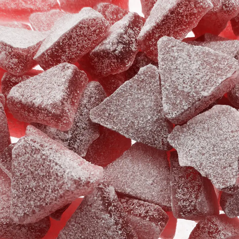 Poppin Crunch Sugar Free Mega Sour Candy Triangles
