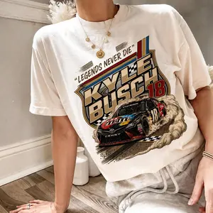 In Memory of Kyle Busch Shirt, Tribute Racing Fan Tee, RIP Rowdy Graphic T-Shirt