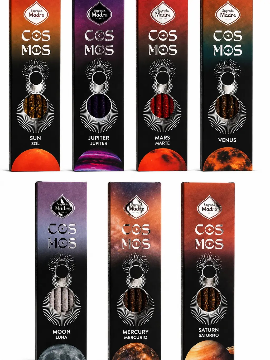 Cosmos Incense Collection | Citrus, Sandalwood, Rose, Myrrh, Cypress