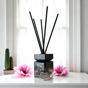 Cactus Flower and Jade Crystal-Enhanced Reed Oil Diffuser, 100ml