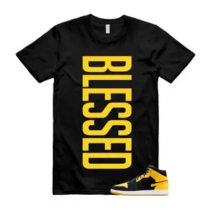 1 New Love Black Varsity Maize Yellow 2025 T Shirt Match VERTBLS